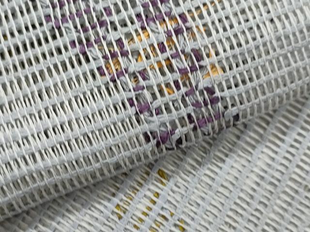 平和屋着物*夏物 半幅帯 抽象文様 正絹 逸品 CABJ4596fb