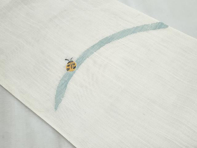 平和屋着物*夏物 八寸名古屋帯 てんとう虫 正絹 逸品 CABJ4607fb