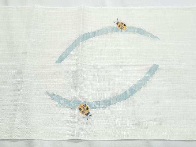 平和屋着物*夏物 八寸名古屋帯 てんとう虫 正絹 逸品 CABJ4607fb