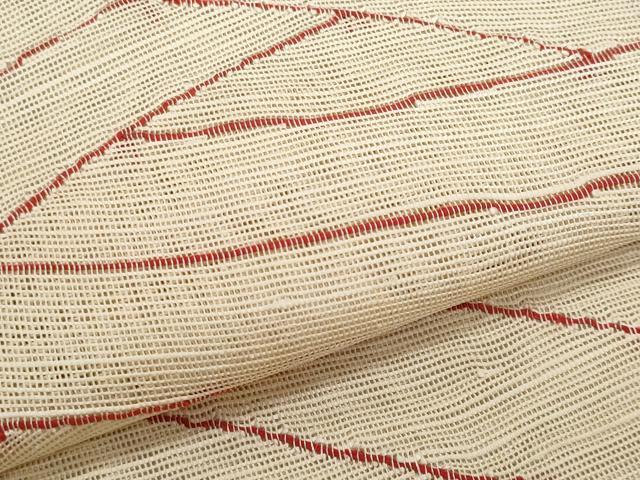 平和屋着物*夏物 八寸名古屋帯 抽象文様 正絹 逸品 CABJ4626fb