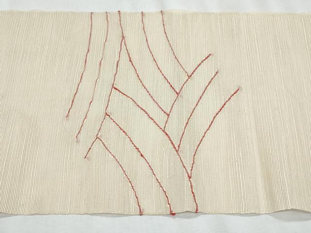 平和屋着物*夏物 八寸名古屋帯 抽象文様 正絹 逸品 CABJ4626fb