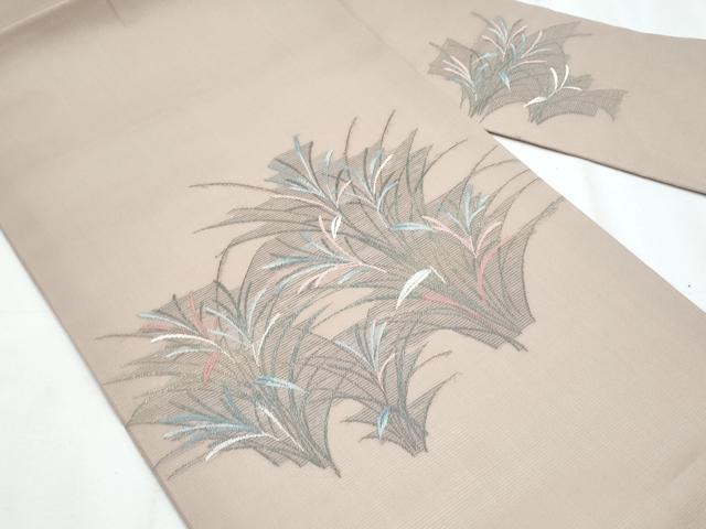 平和屋着物*夏物 九寸名古屋帯 草木文 金銀糸 正絹 逸品 CABJ4638fb
