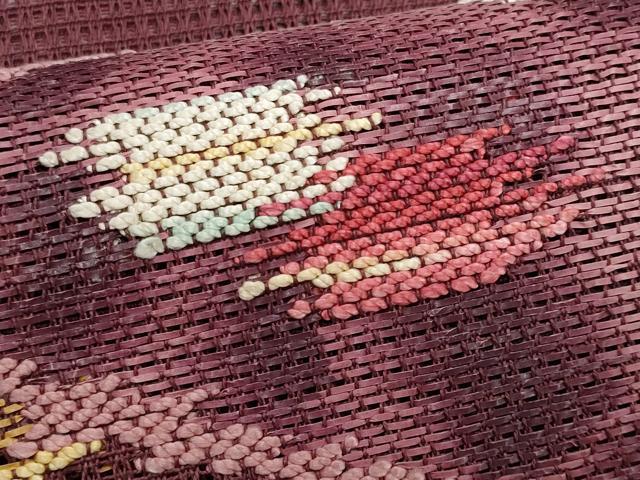 平和屋着物*夏物 八寸名古屋帯 羅 幾何学文様 正絹 逸品 CABJ4662fb