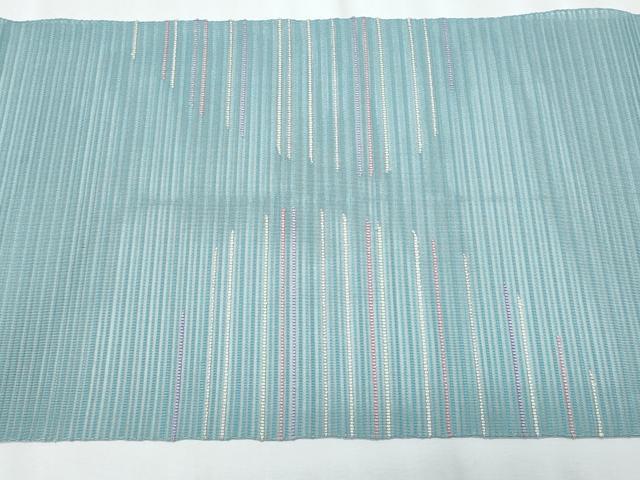 平和屋着物*夏物 八寸名古屋帯 絽綴れ 横段文 正絹 逸品 CABJ4695fb
