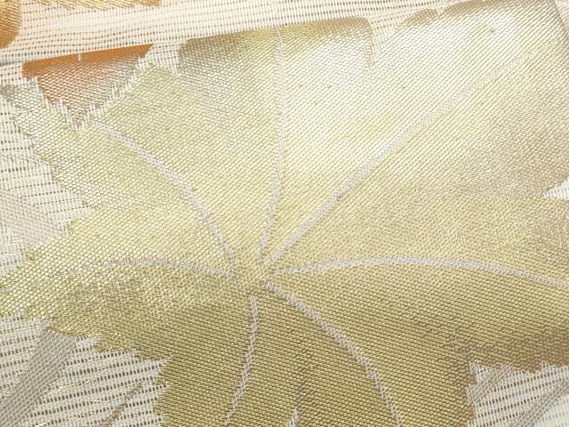平和屋着物*夏物 九寸名古屋帯 竜田川 金銀糸 正絹 逸品 CABJ4710fb