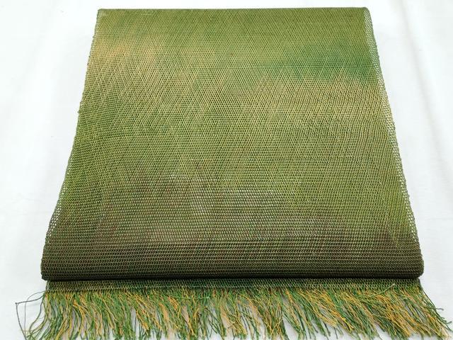 平和屋着物*夏物 八寸名古屋帯 霞文 正絹 逸品 CABJ4726fb