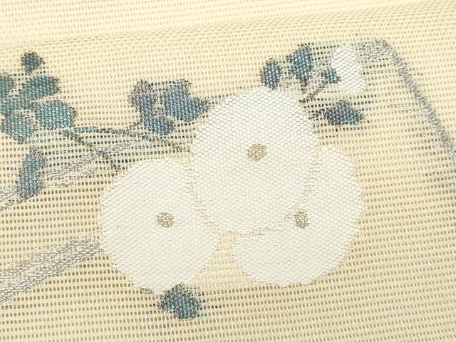 平和屋着物*夏物 九寸開き名古屋帯 万寿菊 金銀糸 正絹 逸品 CABJ4729fb
