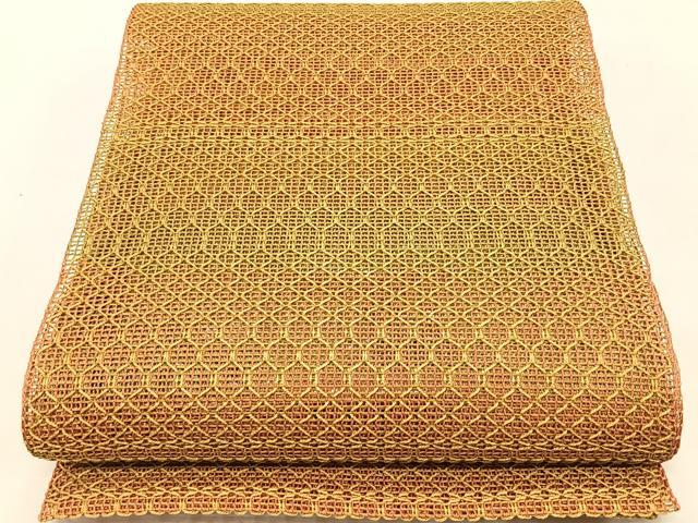 平和屋着物*夏物 八寸名古屋帯 羅 幾何学文様 正絹 逸品 CABJ4741fb