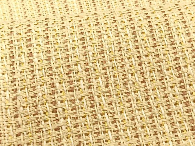 平和屋着物*夏物 八寸名古屋帯 市松文様 正絹 逸品 CABJ4746fb