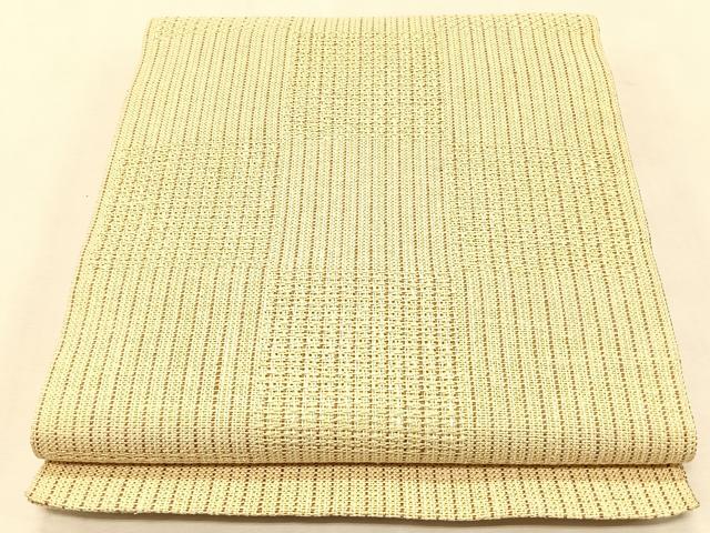 平和屋着物*夏物 八寸名古屋帯 市松文様 正絹 逸品 CABJ4746fb