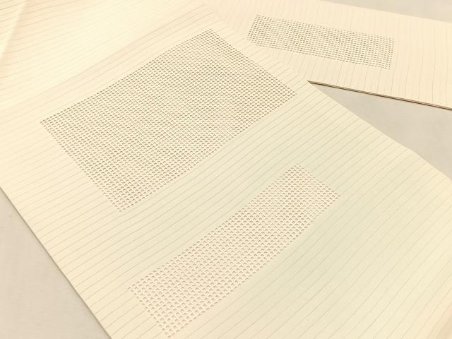 平和屋着物*夏物 絽塩瀬 九寸名古屋帯 幾何学文様 正絹 逸品 CABJ4752fb