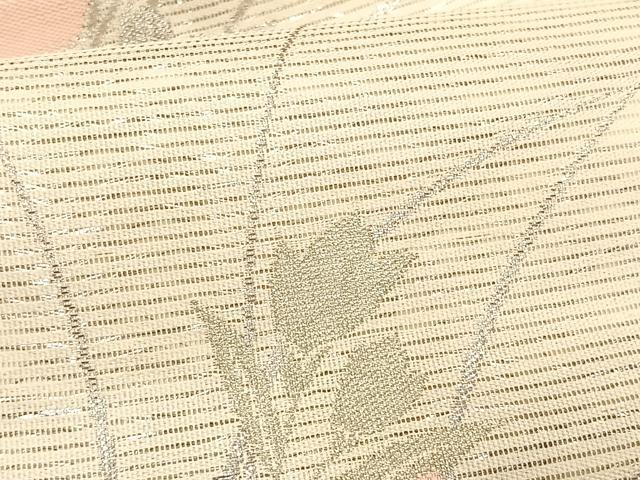 平和屋着物*夏物 九寸名古屋帯 桔梗 銀糸 正絹 逸品 CABJ4755fb