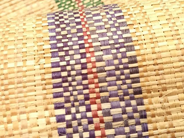 平和屋着物*希少 夏物 アットゥシ織 オヒョウ おひょう アイヌ 八寸名古屋帯 間道 逸品 CABJ4763fb