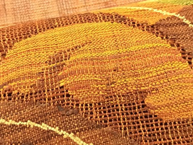 平和屋着物*夏物 八寸名古屋帯 枝葉文 正絹 逸品 CABJ4781fb