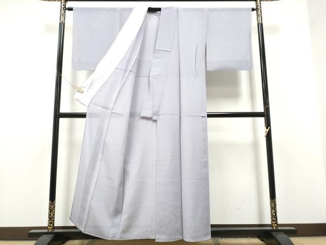 平和屋着物*夏物 色無地 絽縮緬 藤色 正絹 逸品 CABJ4809hy