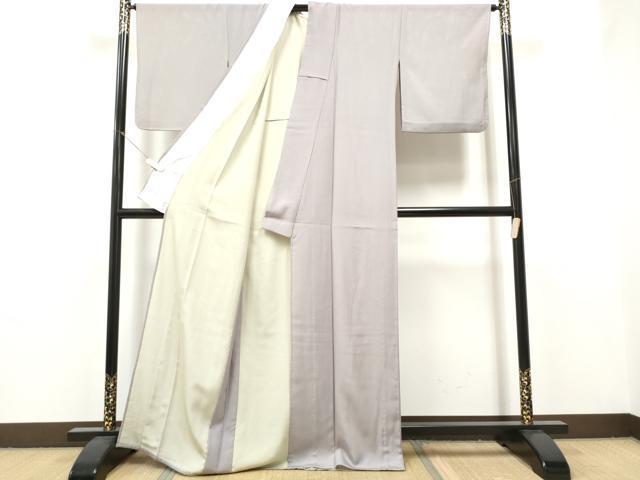 平和屋着物*夏物 色無地 絽 白藤色 正絹 逸品 CABJ4816hy