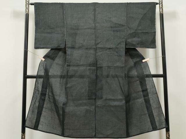 平和屋着物＊夏物　男性　上布　縞　麻　逸品　CABJ4819hy 平和屋着物＊夏物 男性 上布 縞 麻 逸品 CABJ4819hy