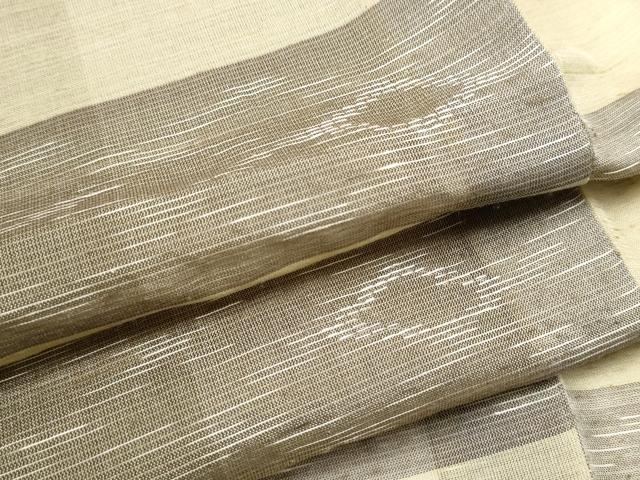 平和屋着物*夏物 紗紬 市松霞文 正絹 逸品 CABJ4832hy