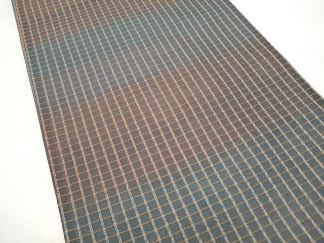平和屋着物●両面 六通柄袋帯 花唐草文 金糸 さが美扱い 正絹 逸品 CABJ4860hy