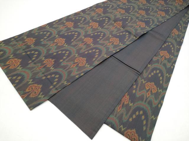 平和屋着物●全通柄袋帯 太子間道 正絹 逸品 CABJ4867hy