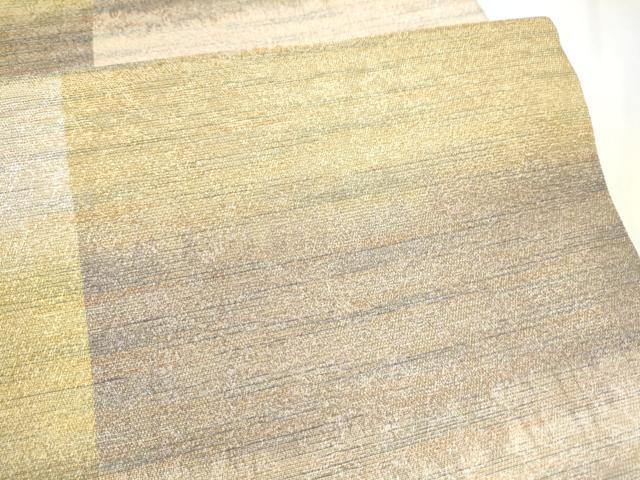 平和屋着物●紋屋井関 御寮織 全通柄袋帯 霞文 金糸 ますいわ屋扱い 証紙付き 正絹 逸品 CABJ4912hy