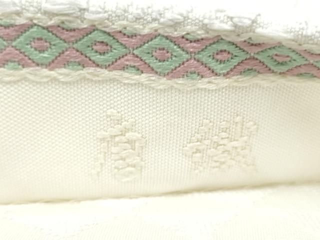 平和屋着物●六通柄袋帯 唐織 草花文 ますいわ屋扱い 正絹 逸品 CABJ4914hy