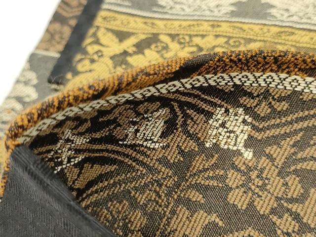 平和屋着物●全通柄袋帯 名物裂間道 正絹 逸品 CABJ4929hy