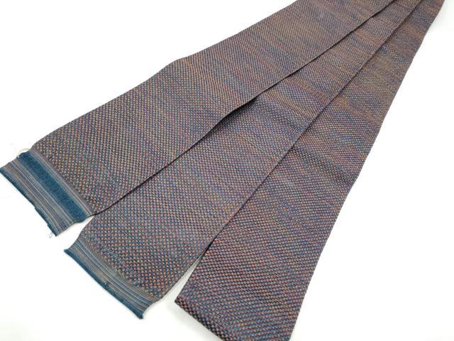 平和屋着物●男性 本場筑前博多織 角帯 霞文 証紙付き 正絹 逸品 CABJ5003hy
