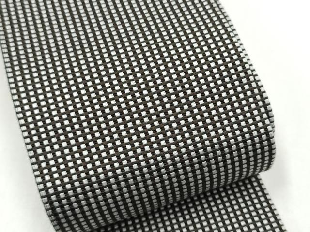 平和屋着物●男性 角帯 格子柄 正絹 逸品 CABJ5015hy