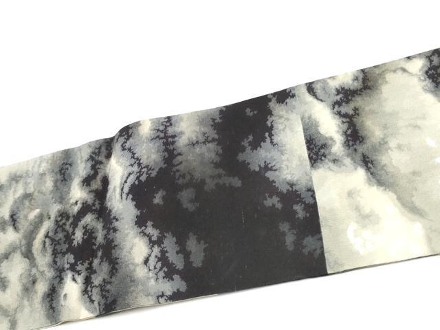 平和屋着物●全通柄 九寸名古屋帯 樹林文 金彩 正絹 逸品 CABJ5028hy