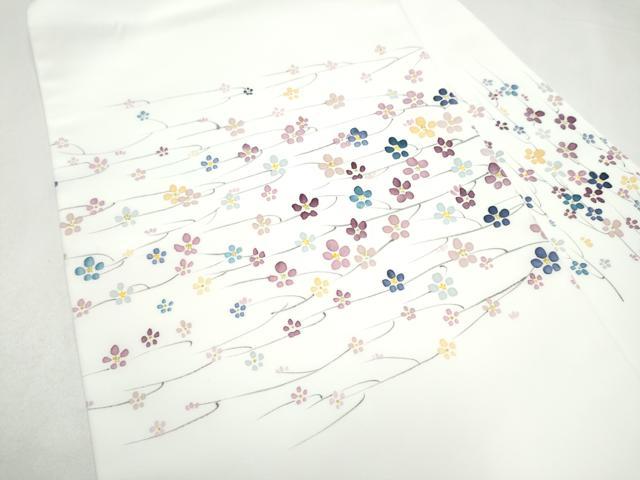 平和屋着物●九寸名古屋帯 手描き 舞花文 CABJ5037hy
