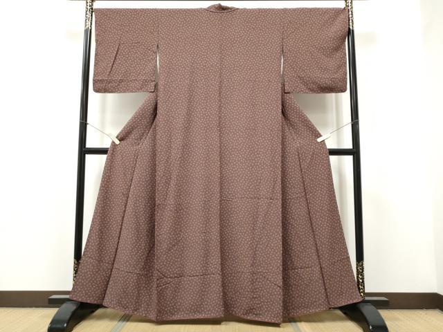 平和屋着物●上質な小紋 成物 正絹 逸品 CABJ5115hy