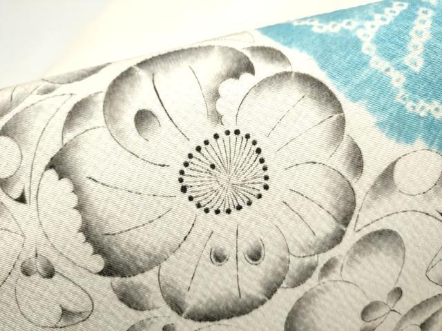 平和屋着物●西洞院辻が花 大脇一心 九寸名古屋帯 絞り 正絹 逸品 CABJ5160hy