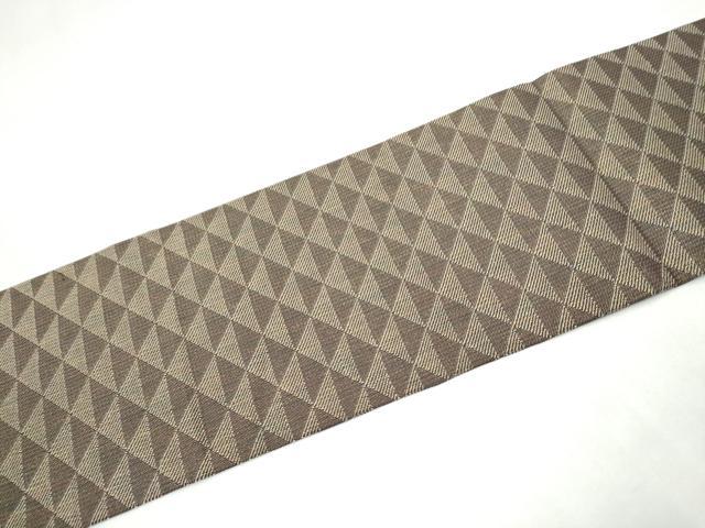 平和屋着物●全通柄 九寸名古屋帯 鱗文様 正絹 逸品 CABJ5161hy