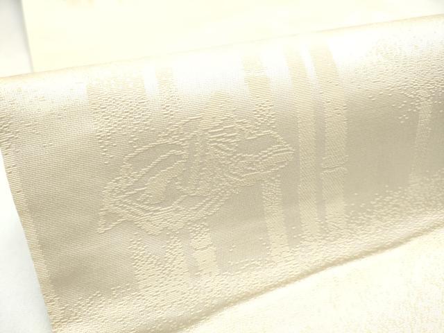 平和屋着物●西陣 中村源織物 源一坊 全通柄袋帯 竹姫 草花文 正絹 逸品 CABJ5186hy