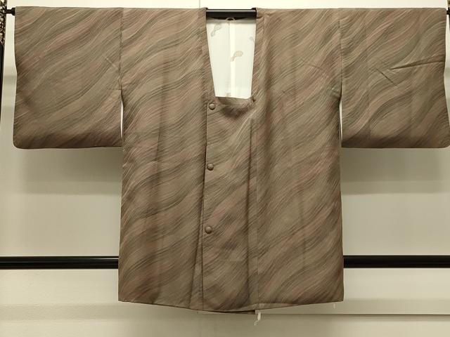 平和屋着物#道行コート 流線文 正絹 逸品 CABJ5210in