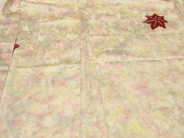 平和屋着物#羽織 絞り 舞楓文 正絹 逸品 CABJ5214in