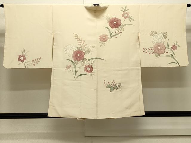 平和屋着物#羽織 駒刺繍 草花文 金彩 正絹 逸品 CABJ5215in