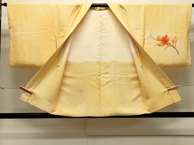 平和屋着物#羽織 地紋起こし 草花文 暈し染め 正絹 逸品 CABJ5238in