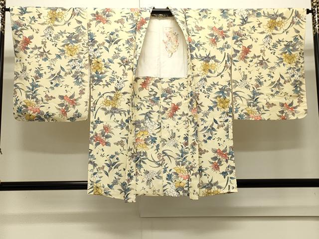 平和屋着物#羽織 草花文 暈し染め 正絹 逸品 未使用 CABJ5251in