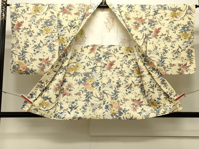 平和屋着物#羽織 草花文 暈し染め 正絹 逸品 未使用 CABJ5251in