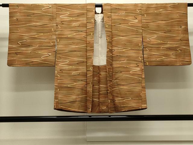 平和屋着物#羽織 流水文 暈し染め 正絹 逸品 CABJ5261in