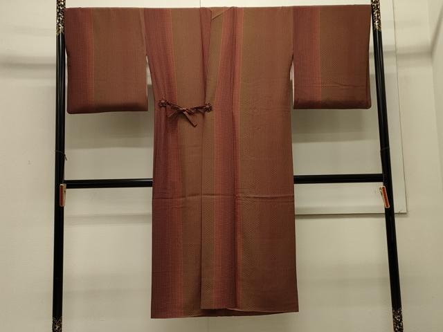 平和屋着物#道中着 花間道 ロング丈 正絹 逸品 CABJ5277in