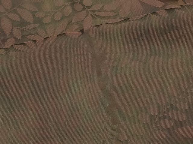 平和屋着物#道中着 草花文 暈し染め ロング丈 正絹 逸品 CABJ5282in