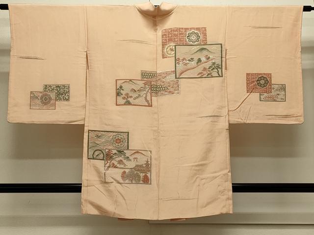 平和屋着物#羽織 寿光織 風景正倉院花文 金銀糸 正絹 逸品 CABJ5289in