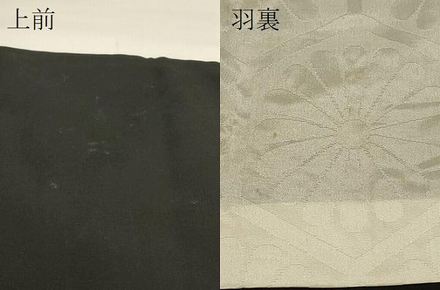 平和屋着物#羽織 総刺繍 枝花文 黒地 正絹 逸品 CABJ5294in