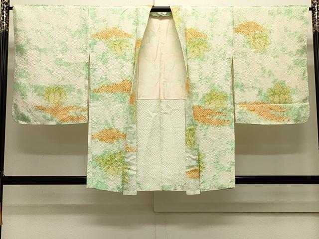 平和屋着物#羽織 総絞り 霞桐文 正絹 逸品 未使用 CABJ5296in