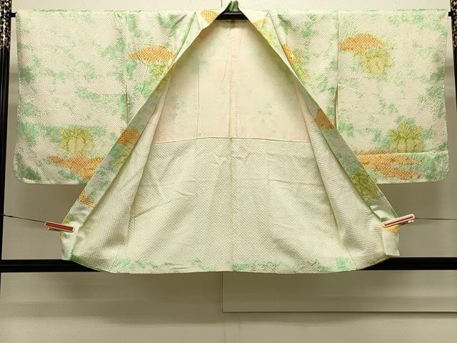 平和屋着物#羽織 総絞り 霞桐文 正絹 逸品 未使用 CABJ5296in
