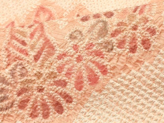 平和屋着物#羽織 総絞り 遠山草花文 正絹 逸品 未使用 CABJ5329in