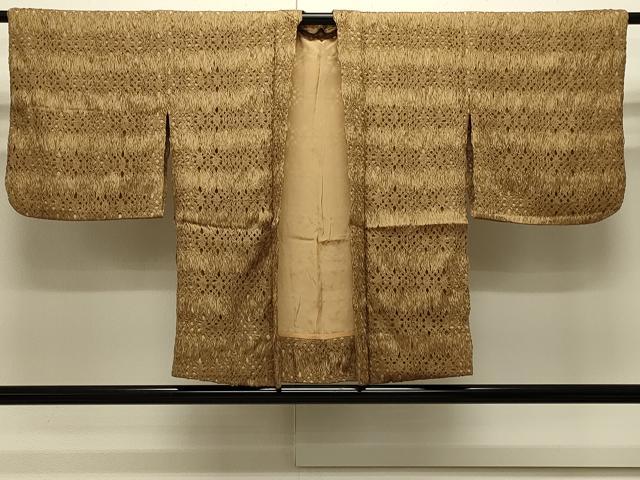 平和屋着物#羽織 リボン織 横段吉祥文 正絹 逸品 CABJ5339in